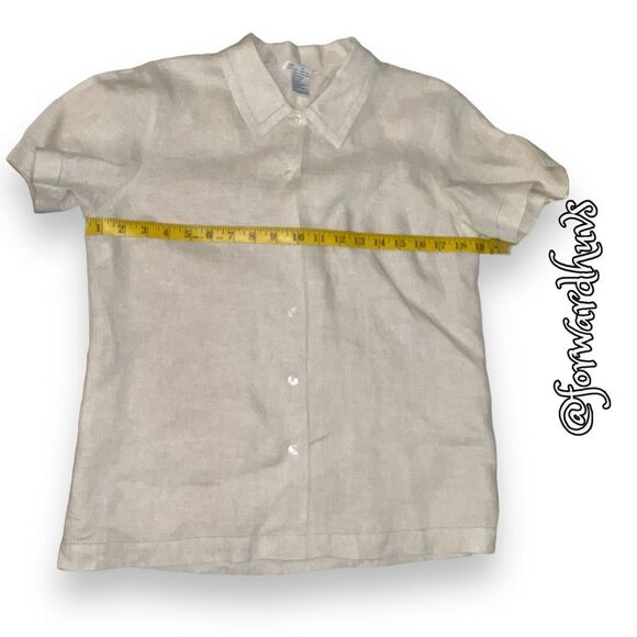 Talbots 100% Irish Linen Shirt Size 6 - Picture 10 of 13